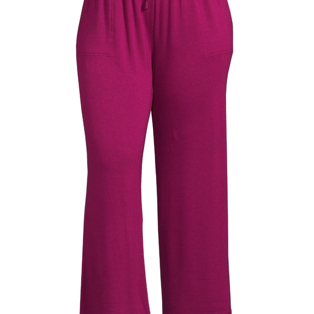 Terra & Sky Magenta Wide Leg Pants